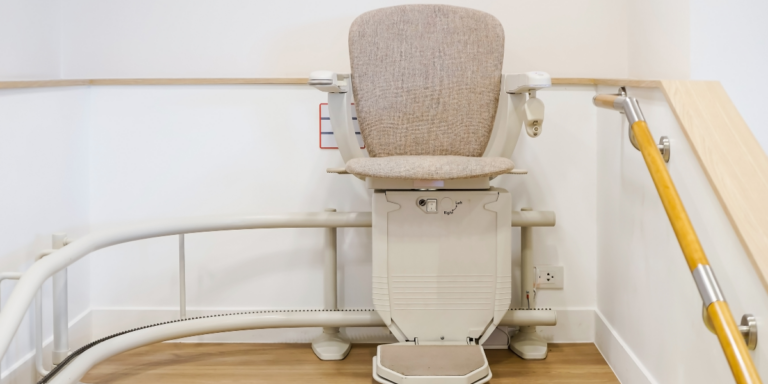 Image of stairlift in hallway - How much should a stairlift cost?