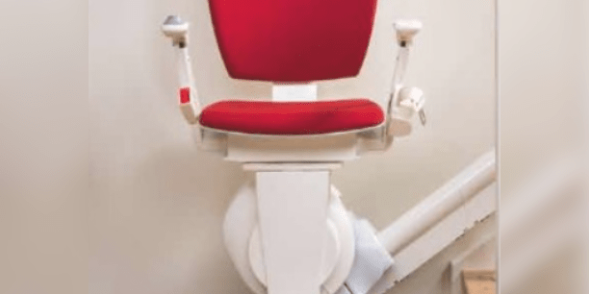 Picture of Otolift Air Stairlift with red upholstery