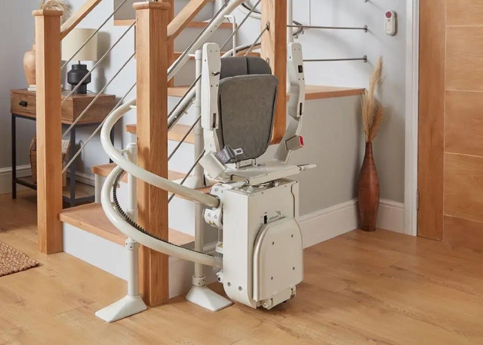 platinum ergo curved stairlift